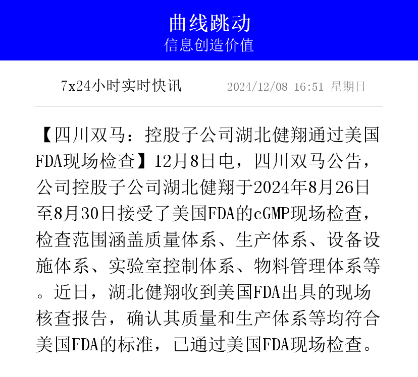 四川双马：公司始终将增强核心竞争力作为市值管理的基石