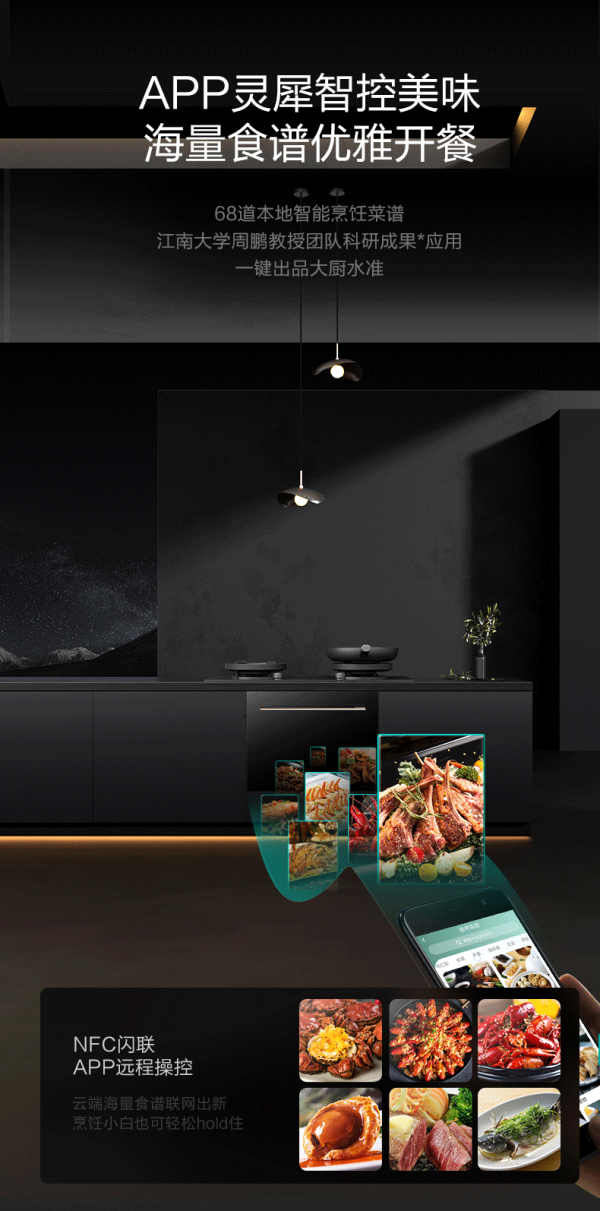 华帝股份获得外观设计专利授权：“集成烹饪一体机”