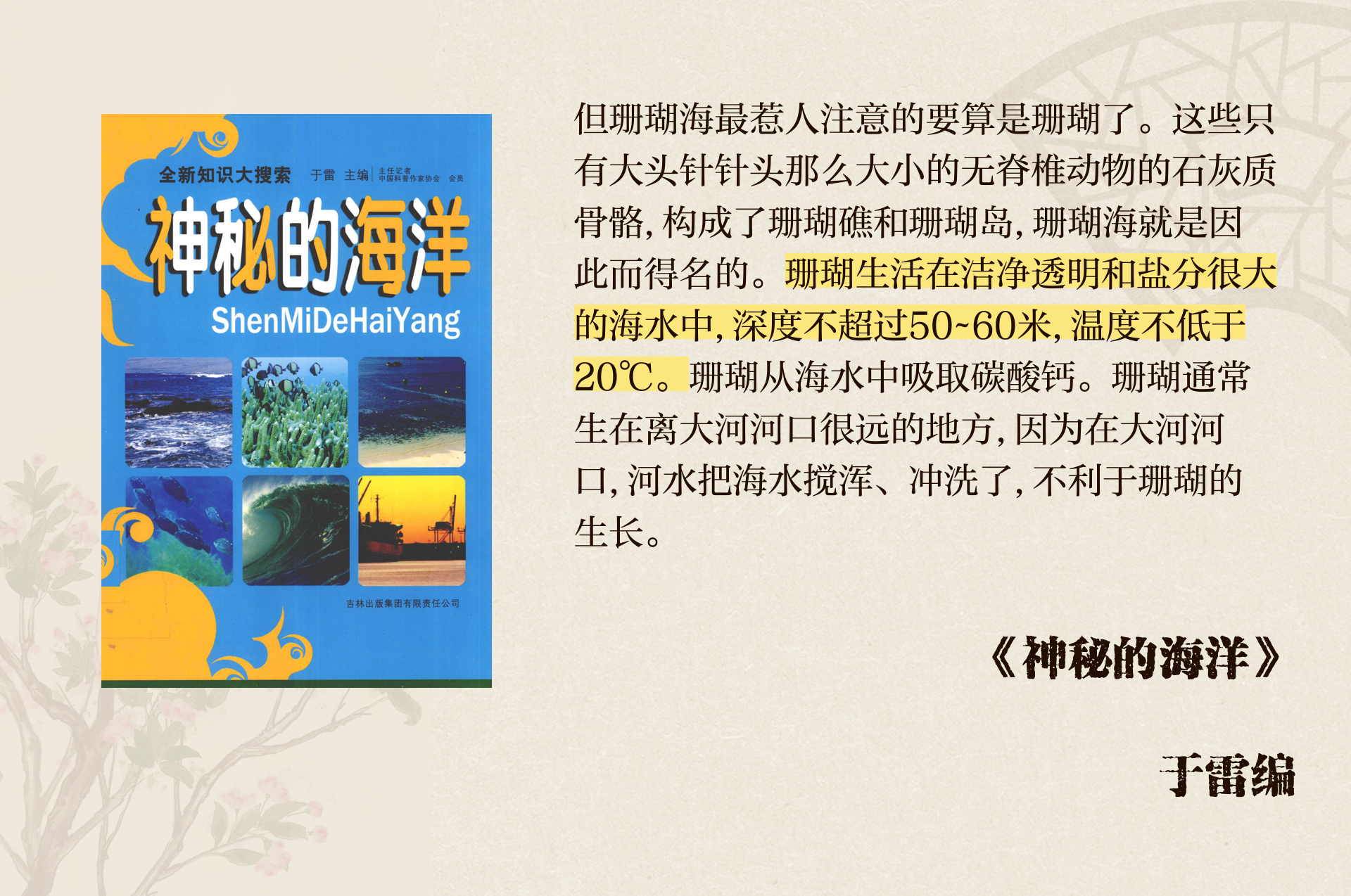 从“种珊瑚”到“育珊瑚” 海底“造林”有了新进展