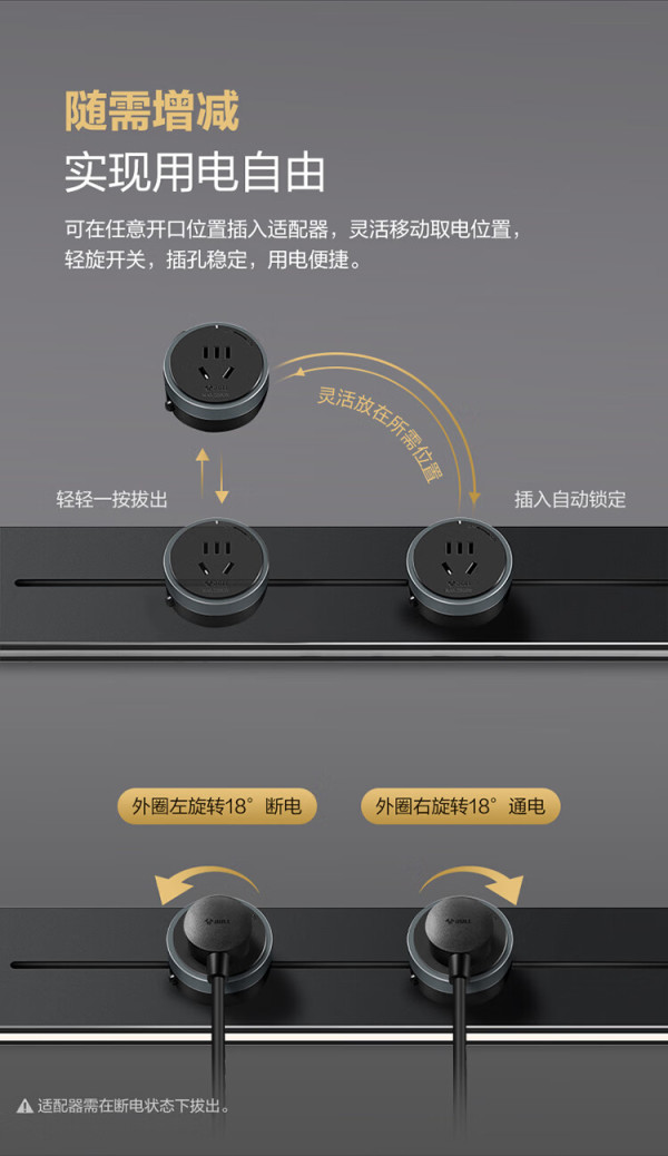公牛集团获得实用新型专利授权：“适配器及轨道插座”