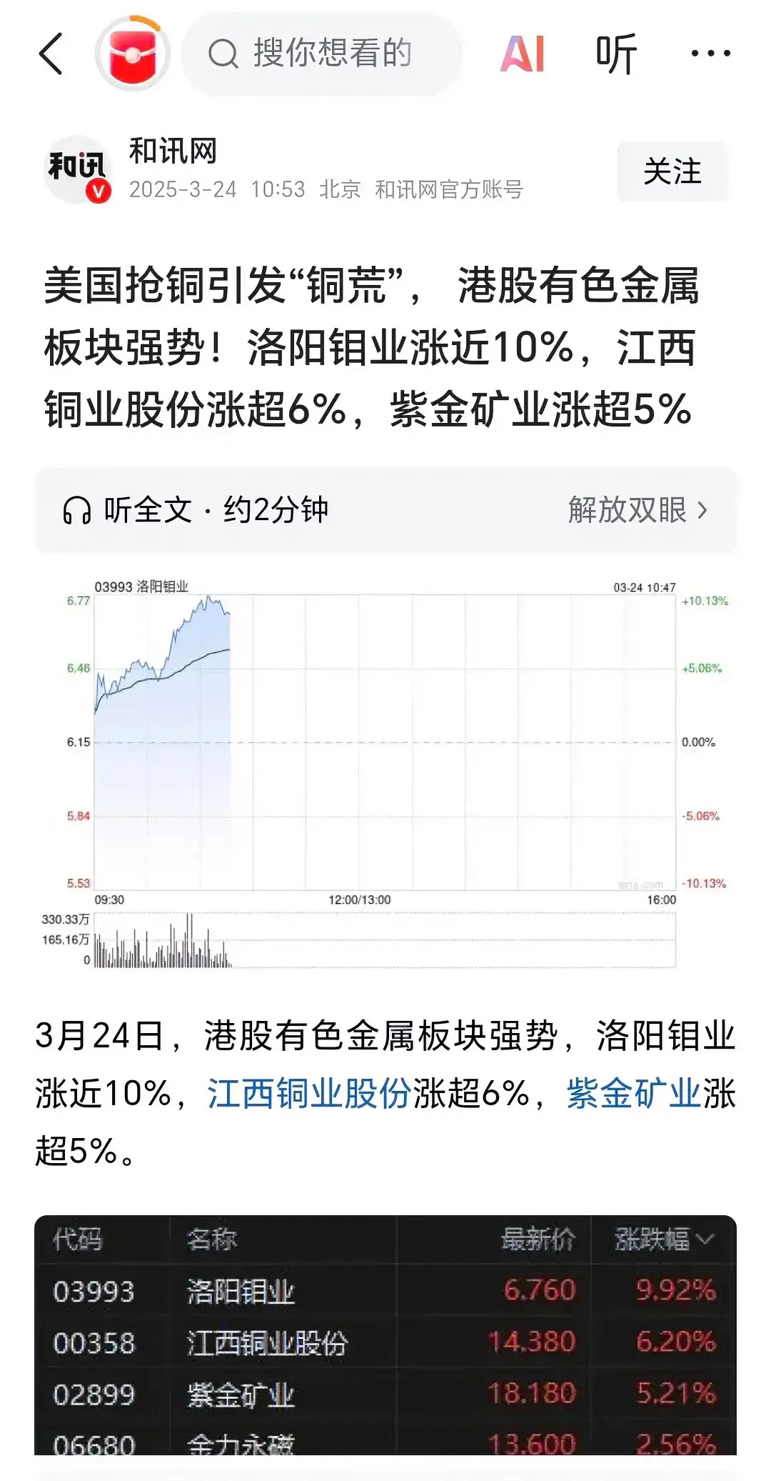 万马股份：铜价下跌一般而言可以降低公司现货铜材的采购成本