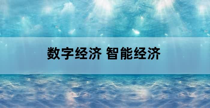 数字经济表现抢眼　新动能持续集聚