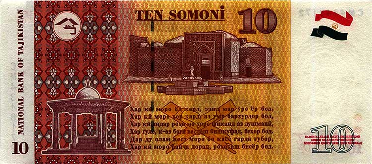 2026年塔吉克斯坦拟偿还51亿索莫尼外债