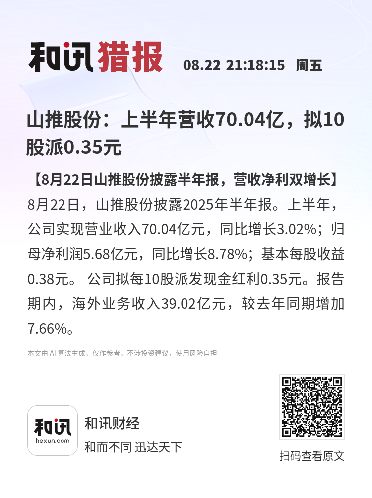 山推股份：暂无收购或参股诺力股份的意向