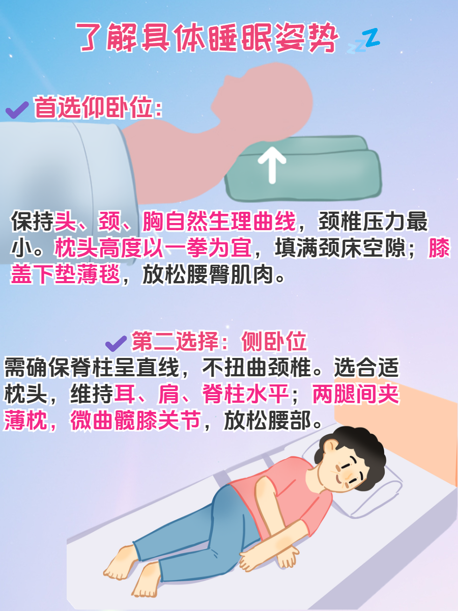 睡姿不对，脊柱遭罪！来看看怎么躺更科学｜健康素养加油站